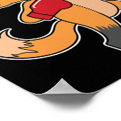 Poster Fox fait la boxe (Coin)