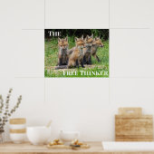 Poster Fox Free Thinker (Cuisine)
