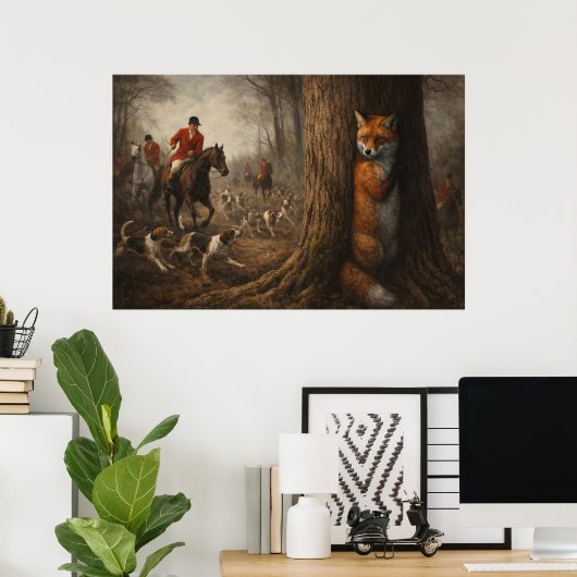 Poster Fox Hunt (Bureau à domicile)