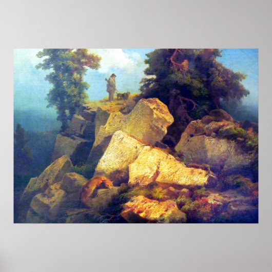 Poster Fox Hunt Josef Navrátil Après 1850 (Devant)