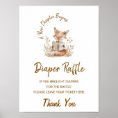 Poster Fox Lecture Nouveau Chapitre Commence Diaper Raffl (Devant)