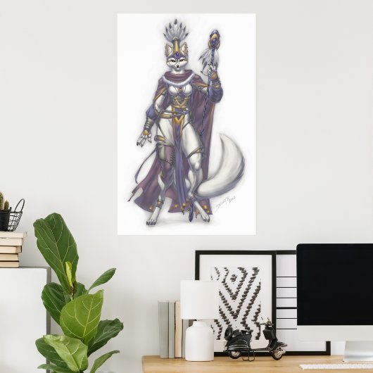 Poster Fox Shaman (Bureau à domicile)