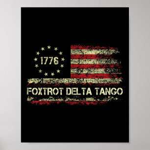Poster Foxtrots Delta Tangos Drôle Foxtrots Delta Tangos