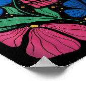 Poster Foxtrots Deltas Tangos Fleur Boho (Coin)