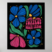 Poster Foxtrots Deltas Tangos Fleur Boho (Devant)