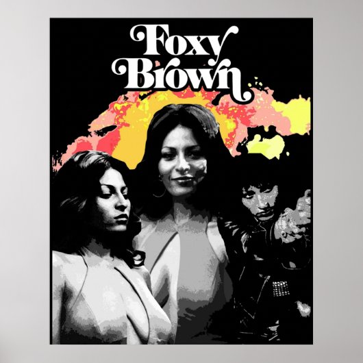 Poster Foxy Brown 74 (Devant)