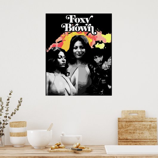 Poster Foxy Brown 74 (Cuisine)
