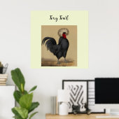 Poster Foxy Fowl  (Bureau à domicile)