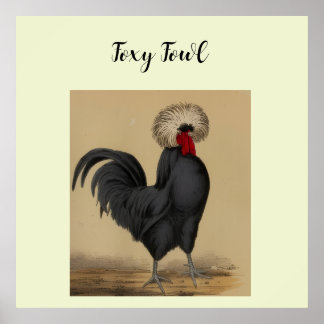 Poster Foxy Fowl