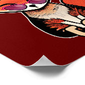 Poster Foxy Lady | Cute Fox (Coin)