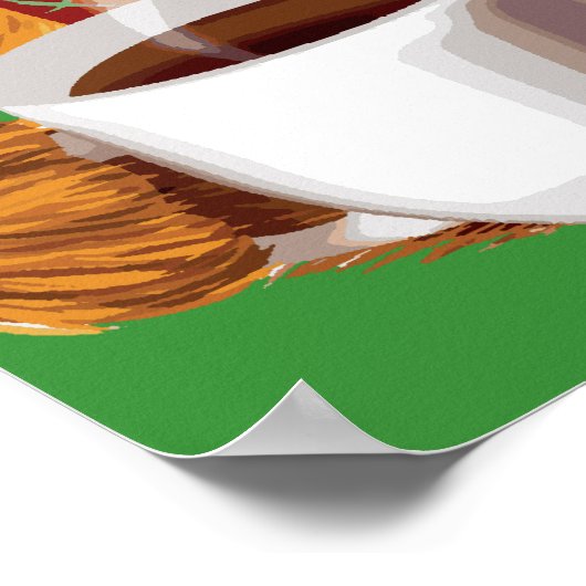 Poster Foxy Tea Time (Coin)