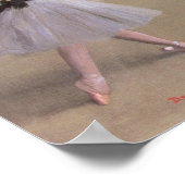 Poster Foyer de danse à l'Opéra par Edgar Degas (Coin)