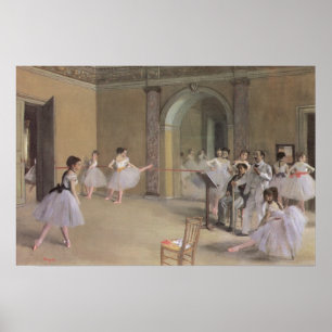 Poster Foyer de danse à l'Opéra par Edgar Degas