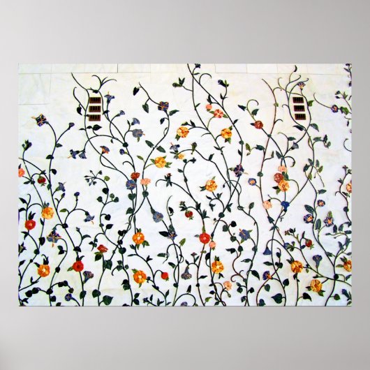 Poster Foyer de la grande mosquée Sheikh Zayed (Devant)