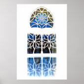 Poster Foyer de la mosquée 1 blanc (Devant)