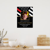 Poster Foyer de retraite Parti Red Line Drapeau Photo (Cuisine)