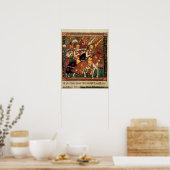 Poster Fr 9084 f.20v : Chevaliers à cheval (Cuisine)