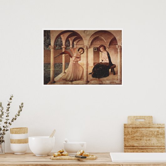 Poster Fra Angelico - Annonciation (Cuisine)