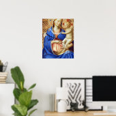 Poster Fra Angelico Guido di Pietro Madonna de l'humilité (Bureau à domicile)