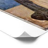 Poster Fra Angelico - Saint Dominique à la croix du Chris (Coin)