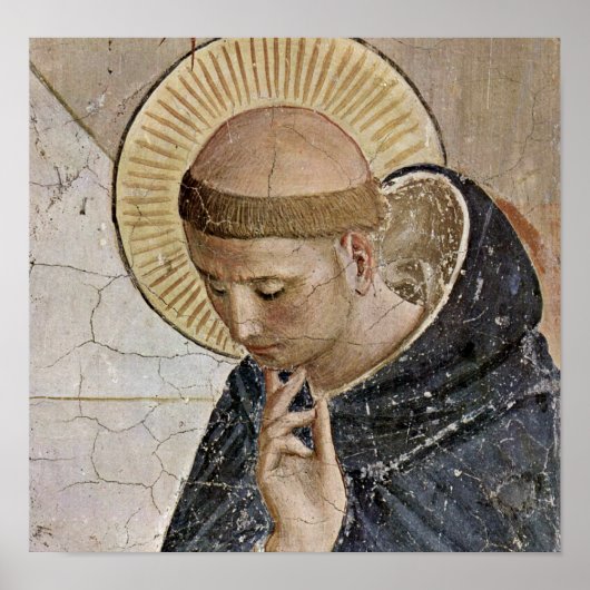 Poster Fra Angelico - St Dominic (Devant)