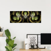 Poster Fracamaska Fractal (Bureau à domicile)