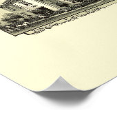 Poster Frackville, PA Carte panoramique - 1889 (Coin)