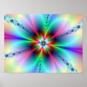 Poster Fractage de l'alimentation des fleurs