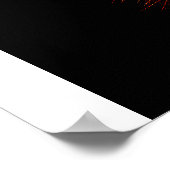 Poster Fractage Spiky Red "Tree" avec Spikes (Coin)