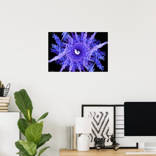 Poster fractal _02 (Bureau à domicile)