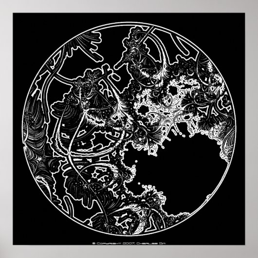 Poster Fractal 1 ver. 2 (Devant)