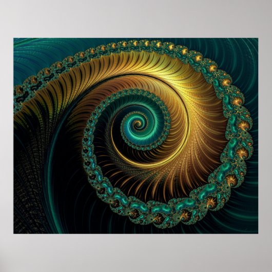 Poster Fractal Art 37 (Devant)