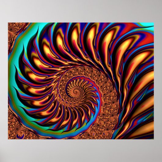 Poster Fractal Art 47 (Devant)