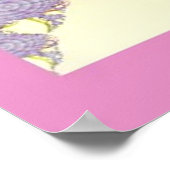 Poster Fractal Art Purple Heart (Coin)