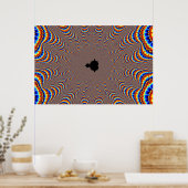 Poster Fractal Central - Fractal Art (Cuisine)