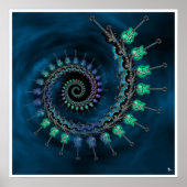 Poster fractal de guitare (Devant)