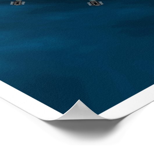 Poster fractal de guitare (Coin)