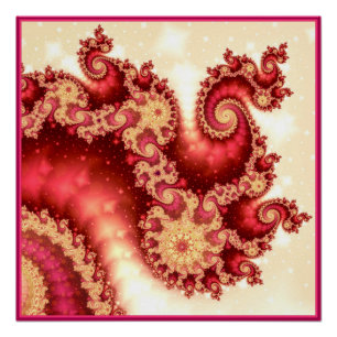 Poster Fractal de Seahorse Valley