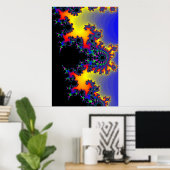 Poster: Fractal Edge Poster (Thuiskantoor)