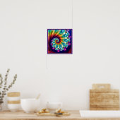 Poster Fractal floral magnifique (Cuisine)