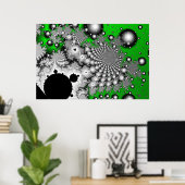 Poster Fractal haute résolution Ziegler 1ère série (Bureau à domicile)