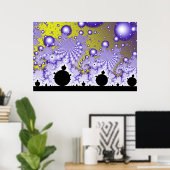 Poster Fractal haute résolution Ziegler 1ère série (Bureau à domicile)