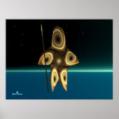 Poster Fractal Inuit Hunter (Devant)