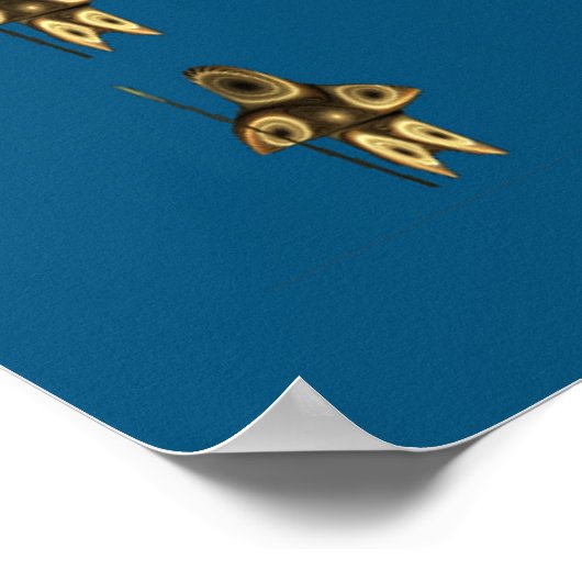 Poster Fractal Inuit Hunter (Coin)