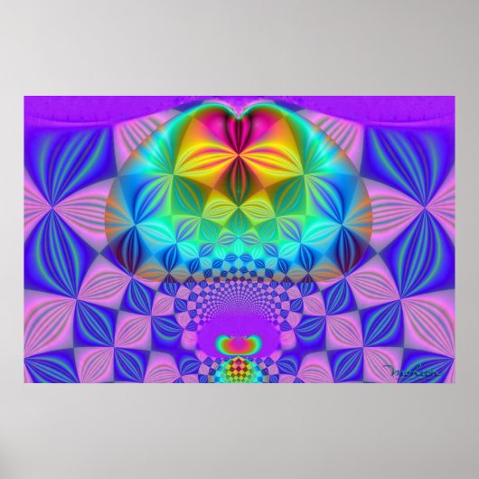 Poster Fractal Karl Marx (Devant)