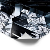Poster Fractal moderne : Multi Planaire Nexus HD-76 (Coin)