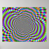 Poster Fractal Optical Illusion 2 (Devant)