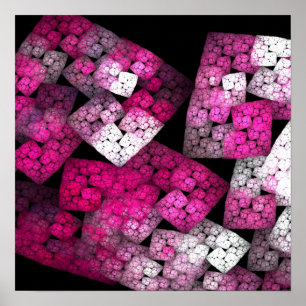 Poster Fractal Pattern