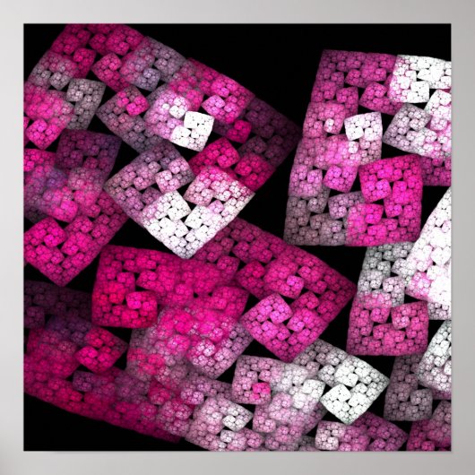 Poster Fractal Pattern (Voorkant)