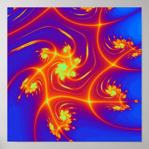 Poster Fractal Pheonix